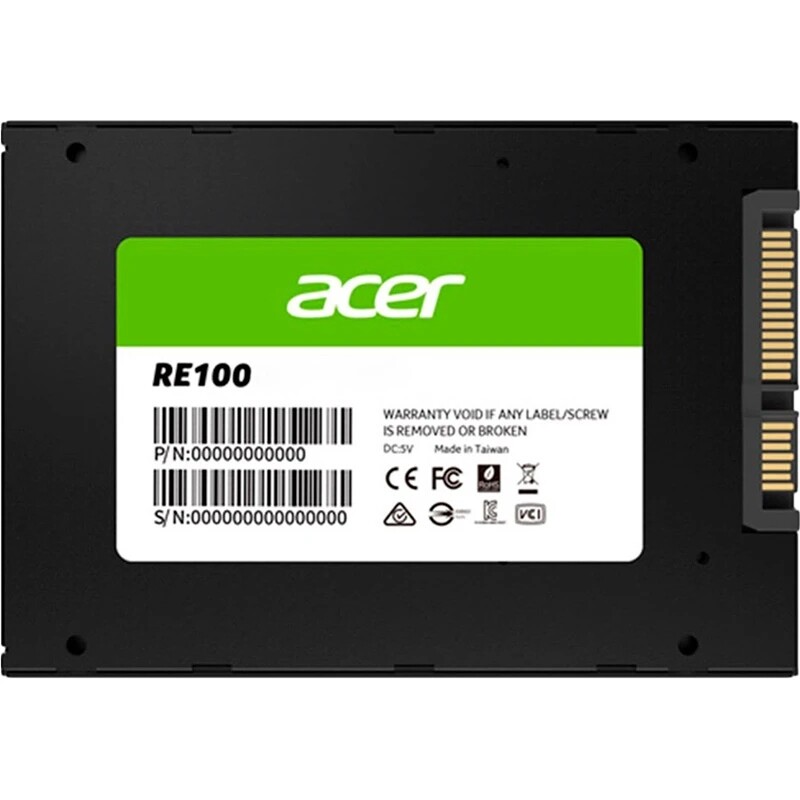Накопичувач SSD 1TB Acer RE100 2.5" SATAIII 3D NAND TLC (BL.9BWWA.109)