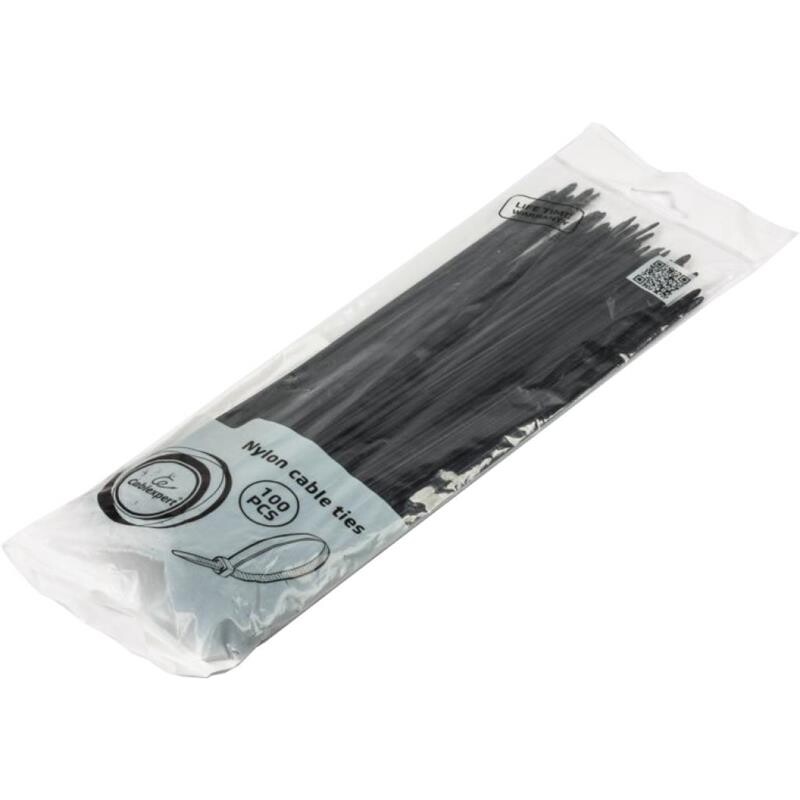 Стяжки Cablexpert NYTFR-250x3.6 (100шт) чорнi