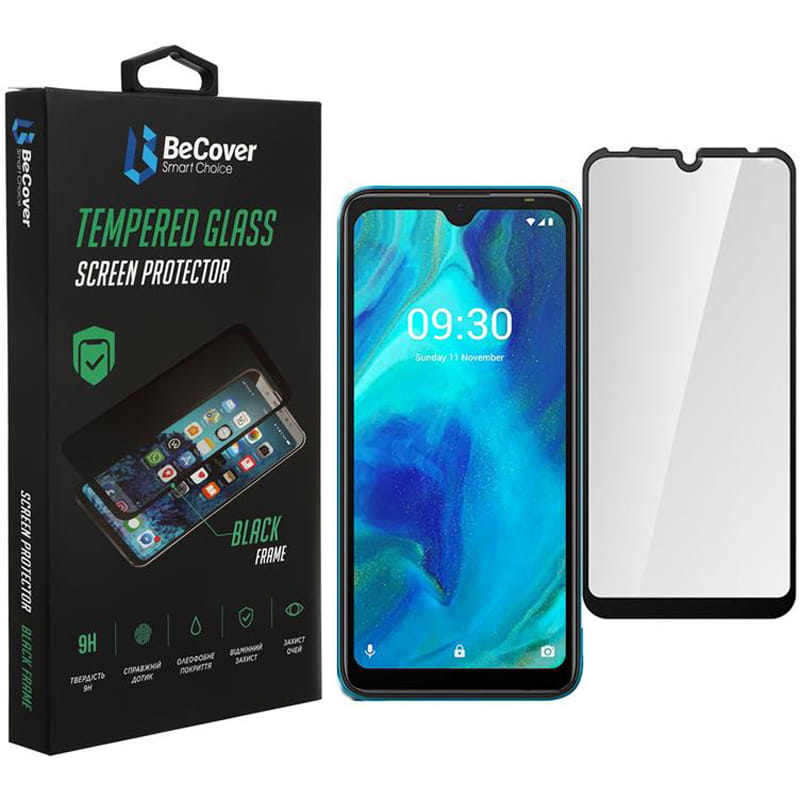 Защитное стекло BeCover для Tecno Pop 5 Black (706669)