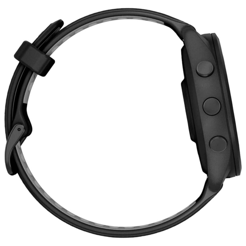 Смарт-годинник Garmin Forerunner 265 Black Bezel and Case with Black/Powder Gray Silicone Band (010-02810-10)
