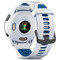 Фото - Смарт-годинник Garmin Forerunner 265 Black Bezel with Whitestone Case and Whitestone/Tidal Blue Silicone Band (010-02810-11) | click.ua