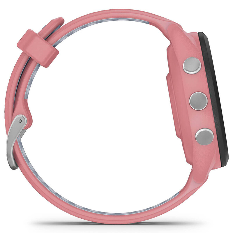 Смарт-годинник Garmin Forerunner 265S Black Bezel with Light Pink Case and Light Pink/Whitestone Silicone Band (010-02810-15)