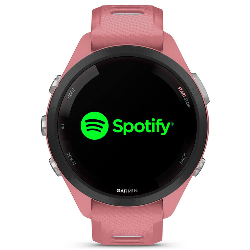 Смарт-годинник Garmin Forerunner 265S Black Bezel with Light Pink Case and Light Pink/Whitestone Silicone Band (010-02810-15)