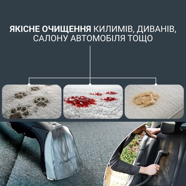 Моющий пылесос-пятновыводитель Rowenta Clean It Hot & Cold IN7021F0