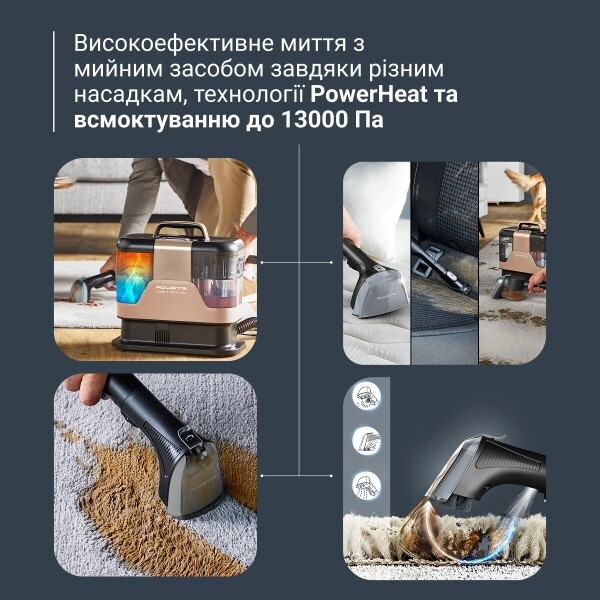 Моющий пылесос-пятновыводитель Rowenta Clean It Hot & Cold IN7021F0