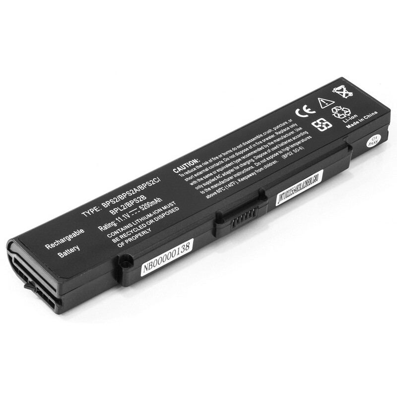 АКБ PowerPlant для ноутбука Sony Vaio PCG-6C1N (VGP-BPS2, SY5651LH) 11.1V 5200mAh (NB00000138)