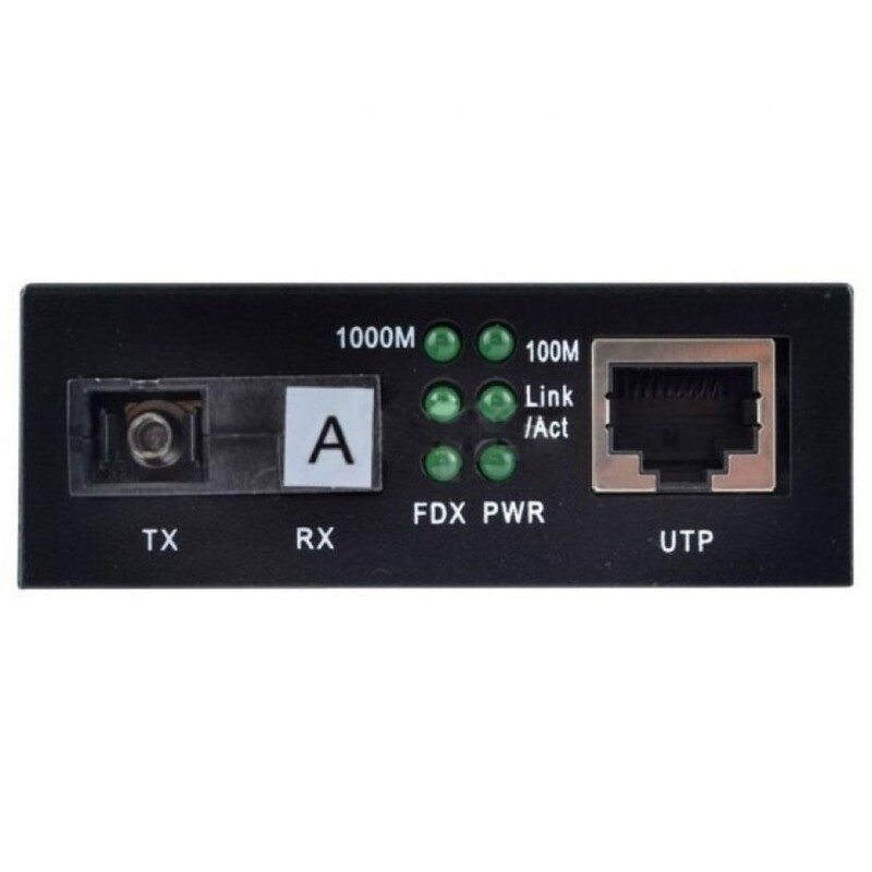 Медіаконвертер FoxGate EC-Q-1G-1SM-1310nm-20-LFP