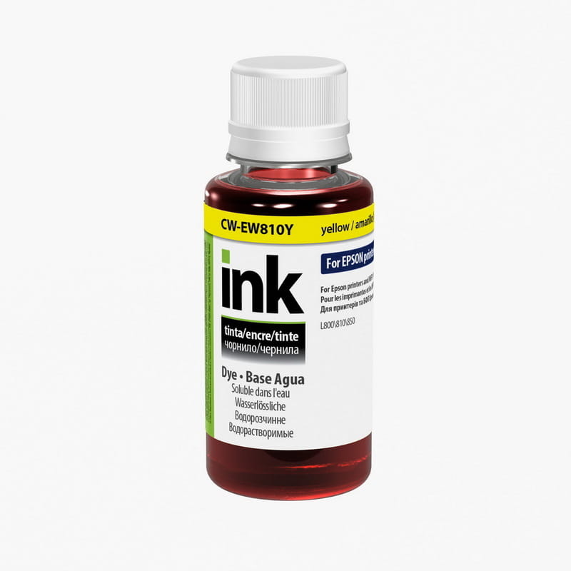 Чернила ColorWay Epson L800/L810/L850 (Yellow) (CW-EW810Y01) (T6734) 100мл