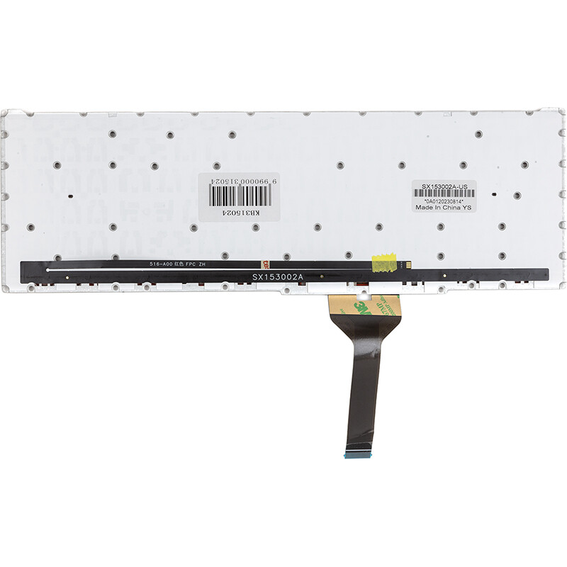 Клавіатура PowerPlant для ноутбука Acer Nitro 5 AN515-56 чорна, без фрейму, підсвітка (KB315024)