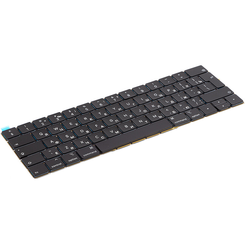 Клавіатура PowerPlant для ноутбука Apple MacBook Pro 13" A1706 cенсорна панель, чорний (KB313624)