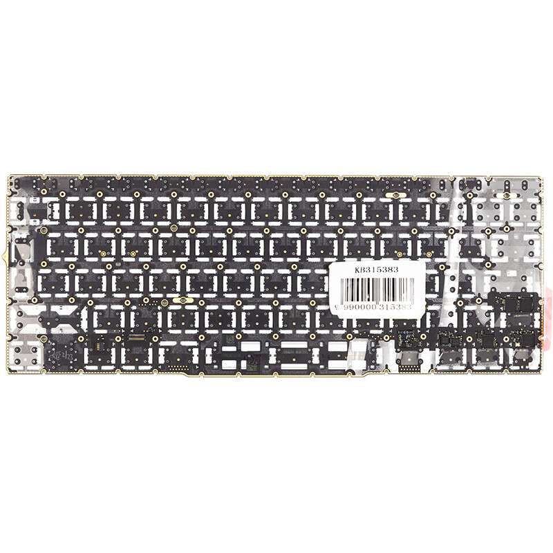 Клавиатура PowerPlant для ноутбука Apple MacBook Pro 13 A1708 (EMC 2978) черная, без фрейма (KB315383)