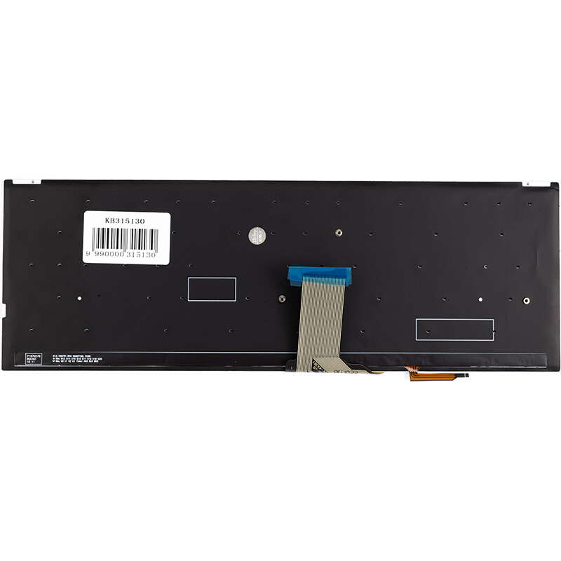 Клавіатура PowerPlant для ноутбука Asus Vivobook S15 S530U срібляста, без фрейму, підсвічування (KB315130)