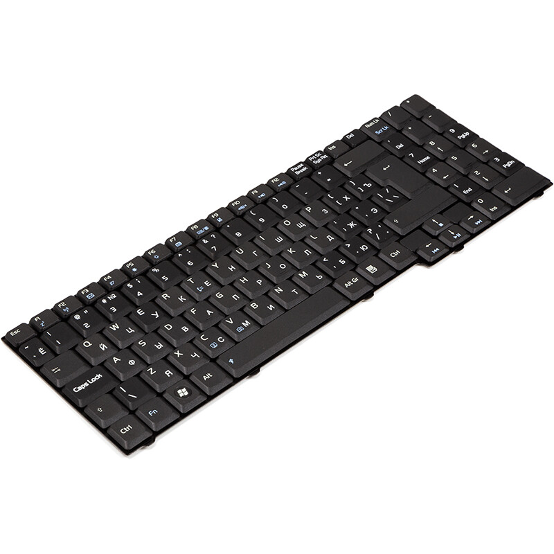 Клавиатура PowerPlant для ноутбука Asus M50, M50S черная, черный фрейм (KB315215)