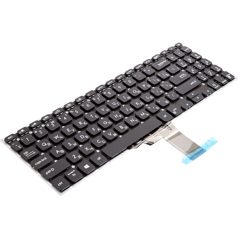 Клавіатура PowerPlant для ноутбука Asus X512J, X512F чорна, без фрейму (KB314546)