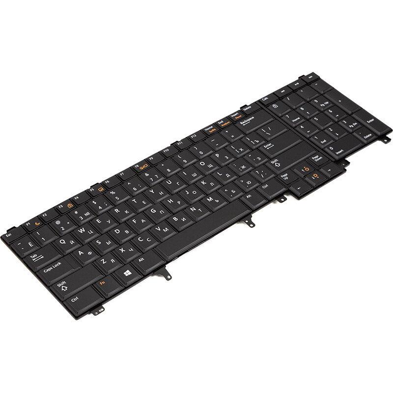Клавиатура PowerPlant для ноутбука Dell E6520, E5520 черная, черный фрейм (KB315031)