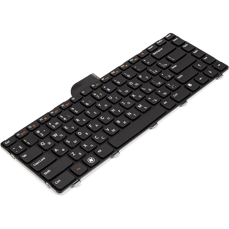 Клавіатура PowerPlant для ноутбука Dell Inspiron 14-3421 чорна, чорний фрейм (KB315284)