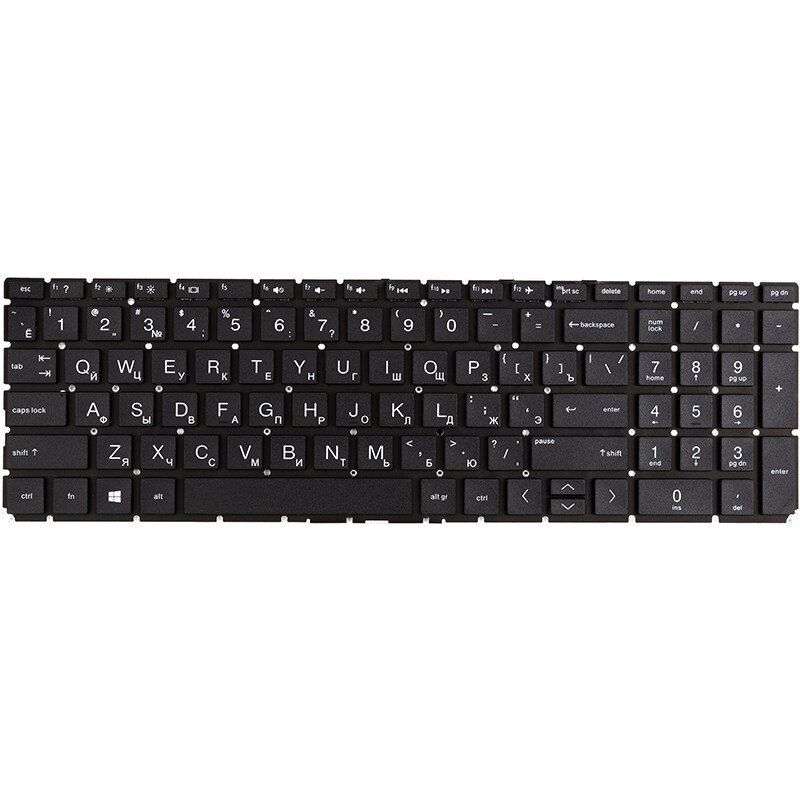 Клавиатура PowerPlant для ноутбука HP 250 G7 (15-da) черная, без фрейма (KB315161)