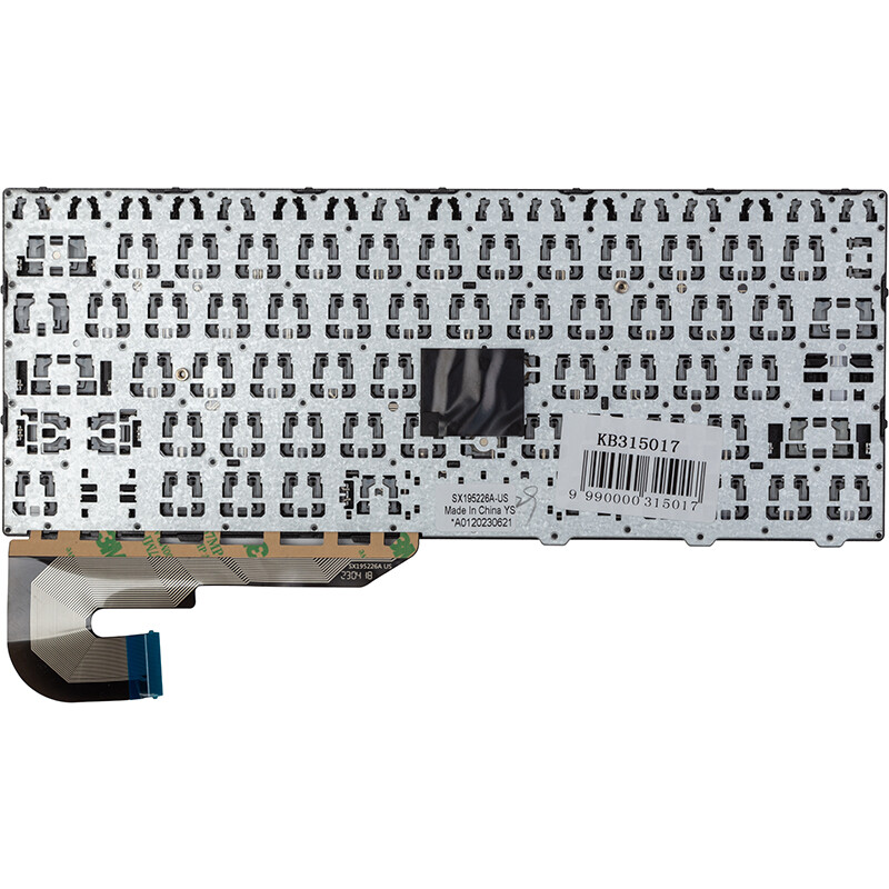 Клавіатура PowerPlant для ноутбука HP EliteBook 830 G5 чорна, сріблястий фрейм (KB315017)
