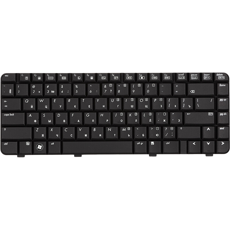 Клавиатура PowerPlant для ноутбука HP Compaq Presario CQ40 черная, черный фрейм (KB315178)