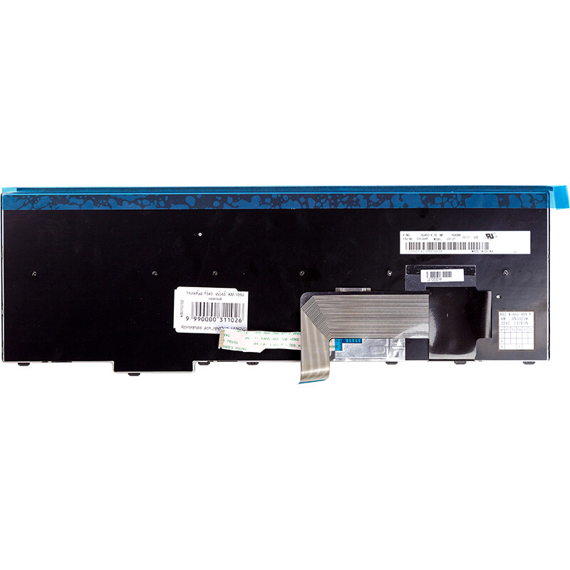 Клавіатура PowerPlant для ноутбука Lenovo ThinkPad T540, W540, KM-105U чорна, чорний фрейм (KB310752)