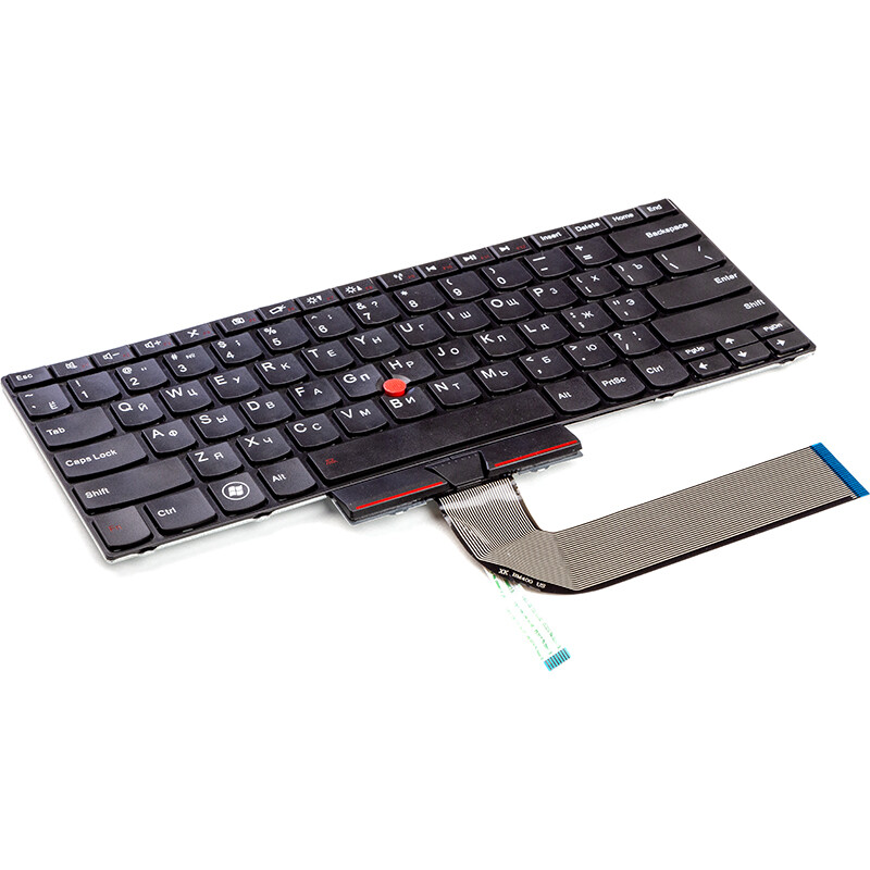 Клавіатура PowerPlant для ноутбука Lenovo Thinkpad Edge E40, E50 чорна, чорний фрейм (KB310788)