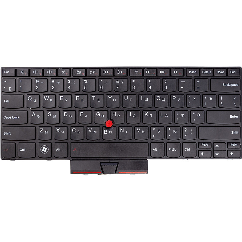 Клавіатура PowerPlant для ноутбука Lenovo Thinkpad Edge E40, E50 чорна, чорний фрейм (KB310788)