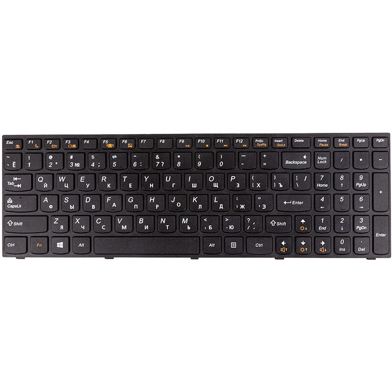 Клавіатура PowerPlant для ноутбука Lenovo B5400, B5400A з рамкою (KB312771)