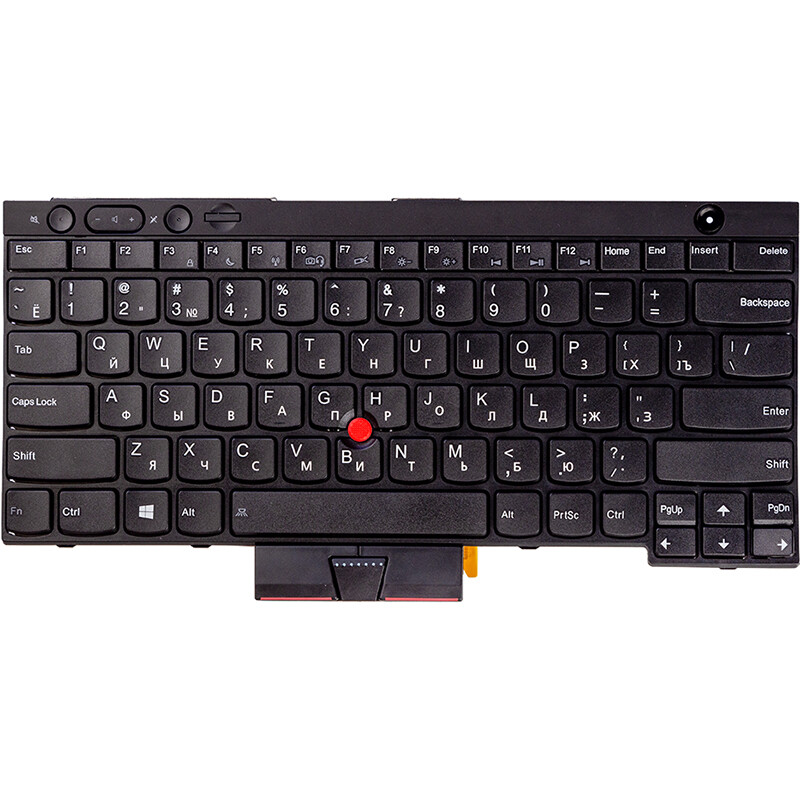 Клавиатура PowerPlant для ноутбука Lenovo Thinkpad T430, L430, X230 черная, черный фрейм (KB312825)