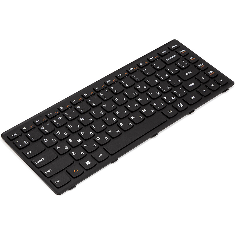 Клавіатура PowerPlant для ноутбука Lenovo G400S чорна, чорний фрейм (KB315246)