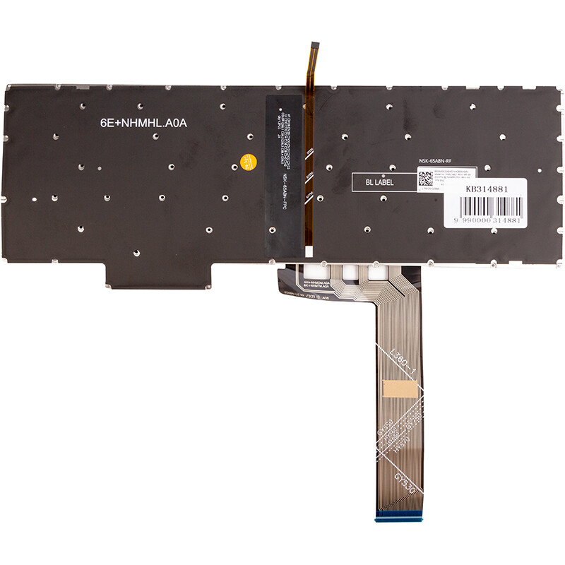 Клавиатура PowerPlant для ноутбука Lenovo Legion 5 черная, без фрейма (KB314881)
