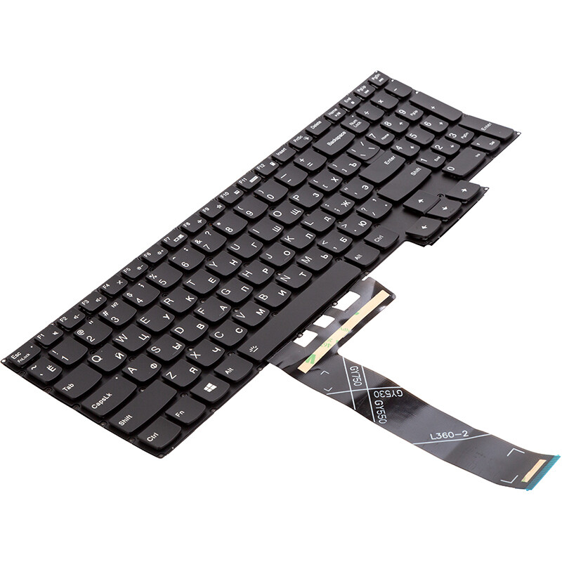 Клавиатура PowerPlant для ноутбука Lenovo Legion 5 черная, без фрейма (KB314881)
