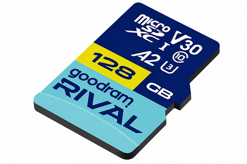Карта памяти MicroSDXC 128GB UHS-I/U3 Class 10 Goodram RIVAL M2AA R170/W120MB/s + SD-adapter (GGSM2AA-1280R12)