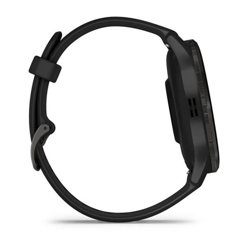 Смарт-годинник Garmin Venu 3 Slate Stainless Steel Bezel with Black Case and Silicone Band (010-02784-01)