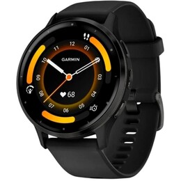 Смарт-часы Garmin Venu 3 Slate Stainless Steel Bezel with Black Case and Silicone Band (010-02784-01)