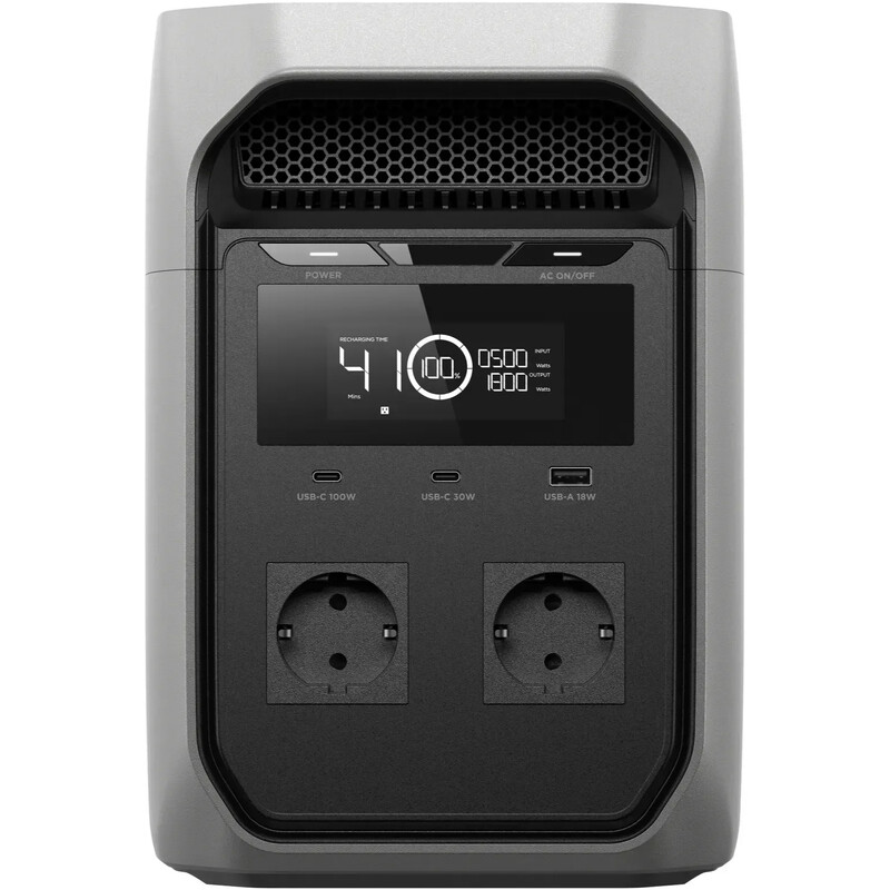 Зарядна станція EcoFlow Delta 3 Classic 1024Wh 1800W (EFDELTA3C-EU-CBox-L)