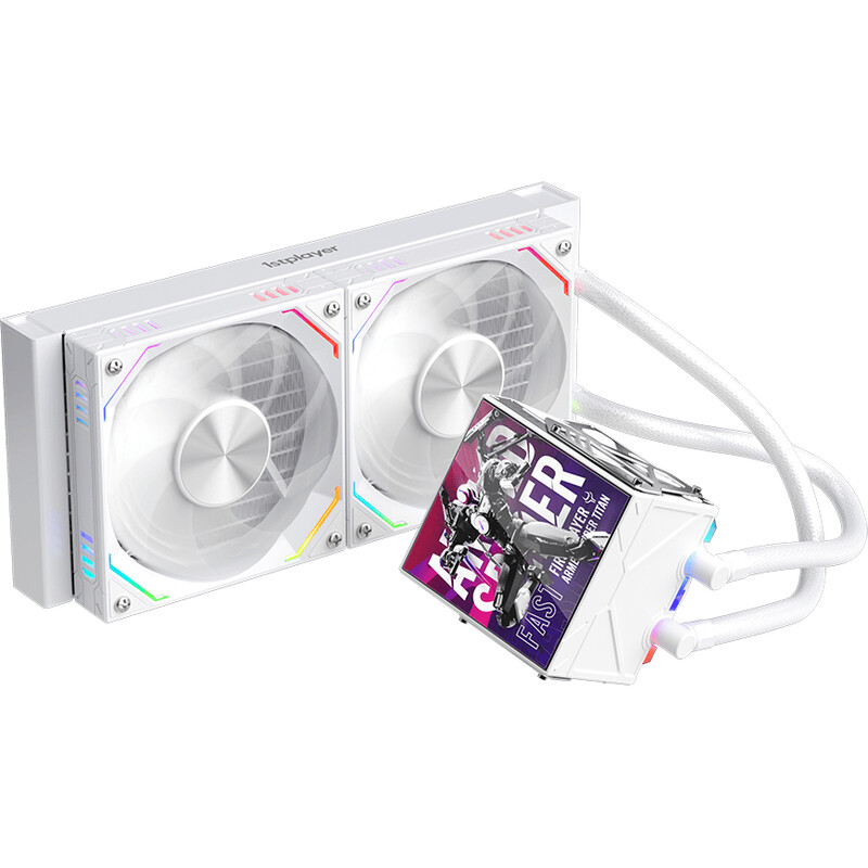 Система водяного охлаждения 1stPlayer FT-240 White