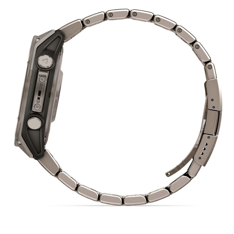 Смарт-годинник Garmin Fenix 8 47mm AMOLED Sapphire Titanium with Vented Titanium Bracelet (010-02904-40)