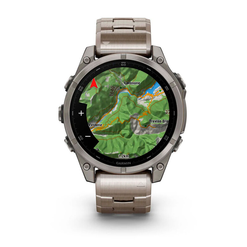 Смарт-годинник Garmin Fenix 8 47mm AMOLED Sapphire Titanium with Vented Titanium Bracelet (010-02904-40)