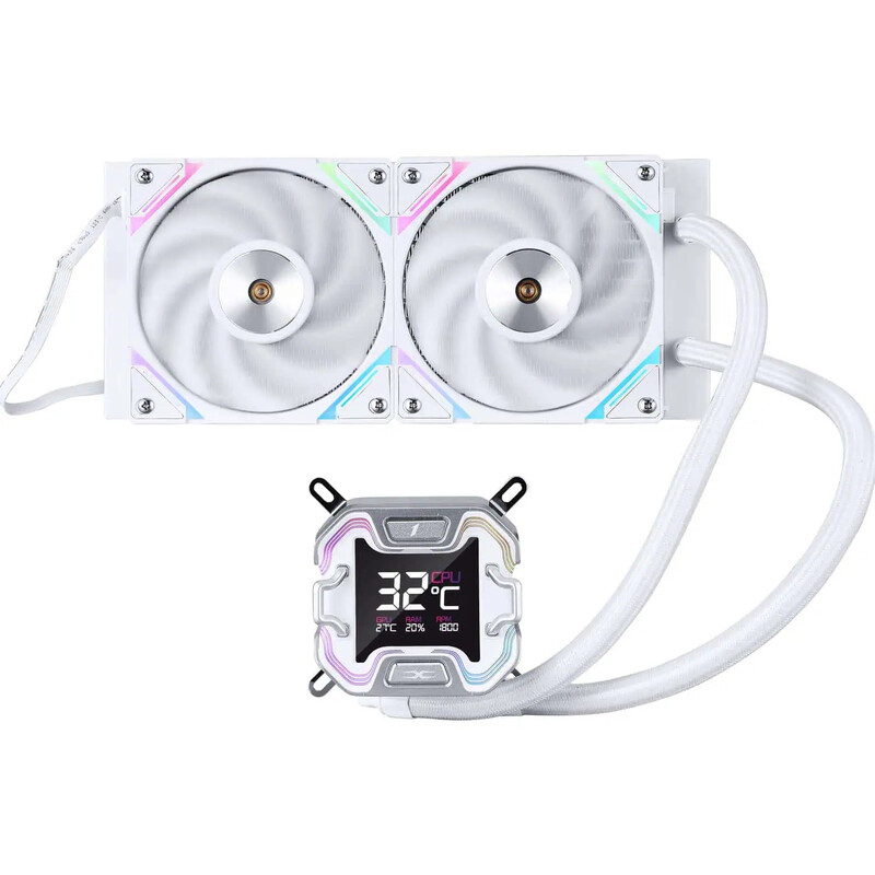 Система водяного охлаждения 1stPlayer X-240E White