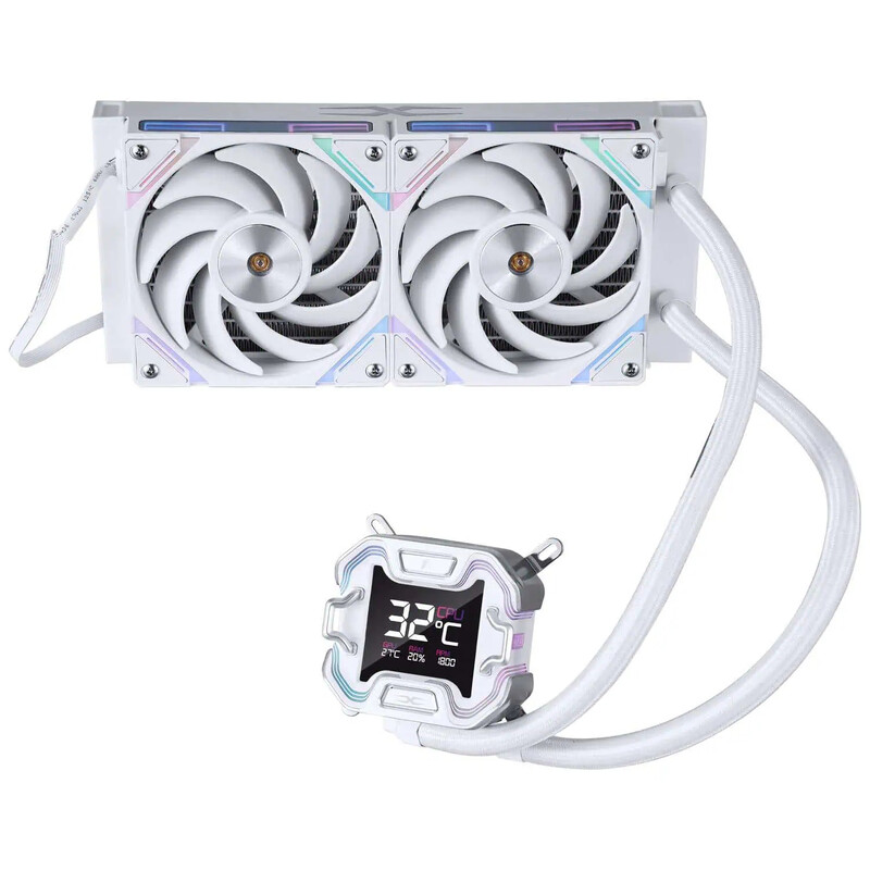 Система водяного охлаждения 1stPlayer X-240E White