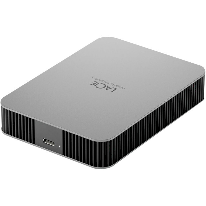 Зовнішній жорсткий диск 2.5" USB 5.0TB LaCie Mobile Grey (STLR5000400)