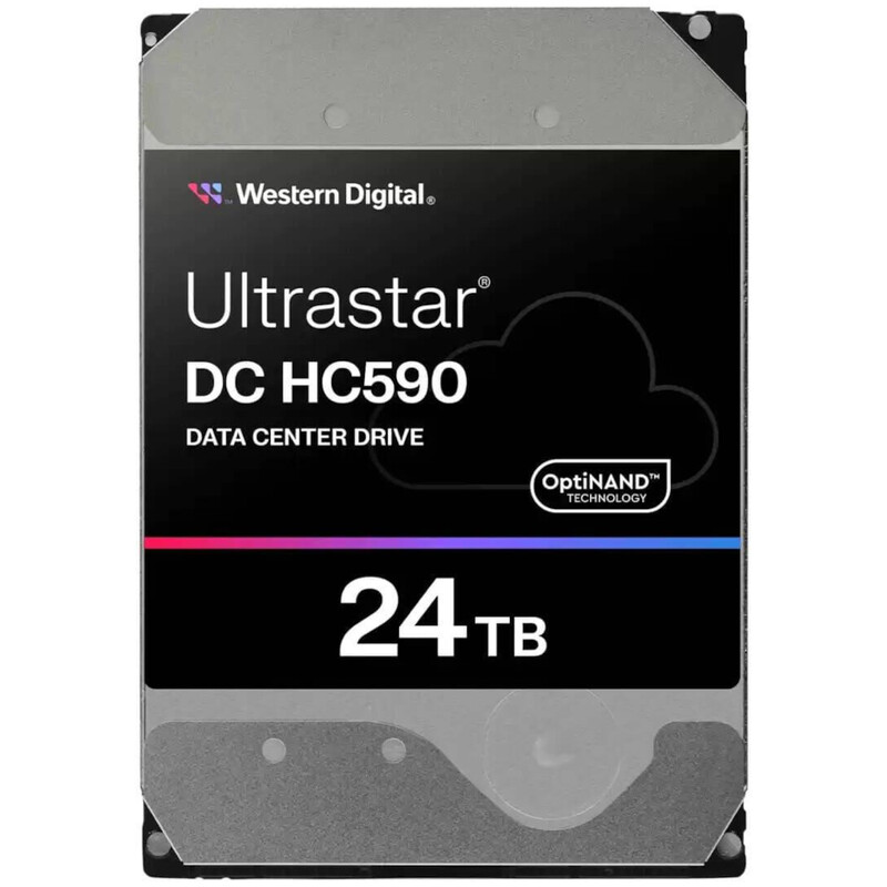 Накопитель HDD 3.5" SATA 24TB WD Ultrastar DC HC590 7200rpm (WUH722624ALE6L4)