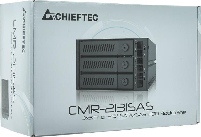 Бекплейн Chieftec Hot-Swap Metal 3x5.25"/4x3.5" SATA (CMR-3141SAS)