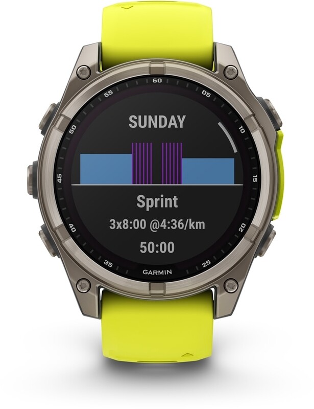 Смарт-часы Garmin Fenix 8 47mm Sapphire Solar Titanium with Amp Yellow/Graphite Silicone Band (010-02906-21)