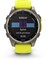 Фото - Смарт-часы Garmin Fenix 8 47mm Sapphire Solar Titanium with Amp Yellow/Graphite Silicone Band (010-02906-21) | click.ua