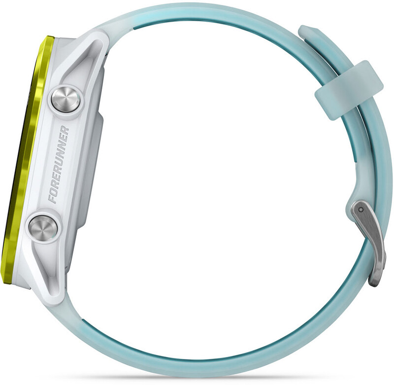 Смарт-годинник Garmin Forerunner 570 47mm Yellow Aluminum with Translucent Whitestone/Turquoise Band (010-02971-01)