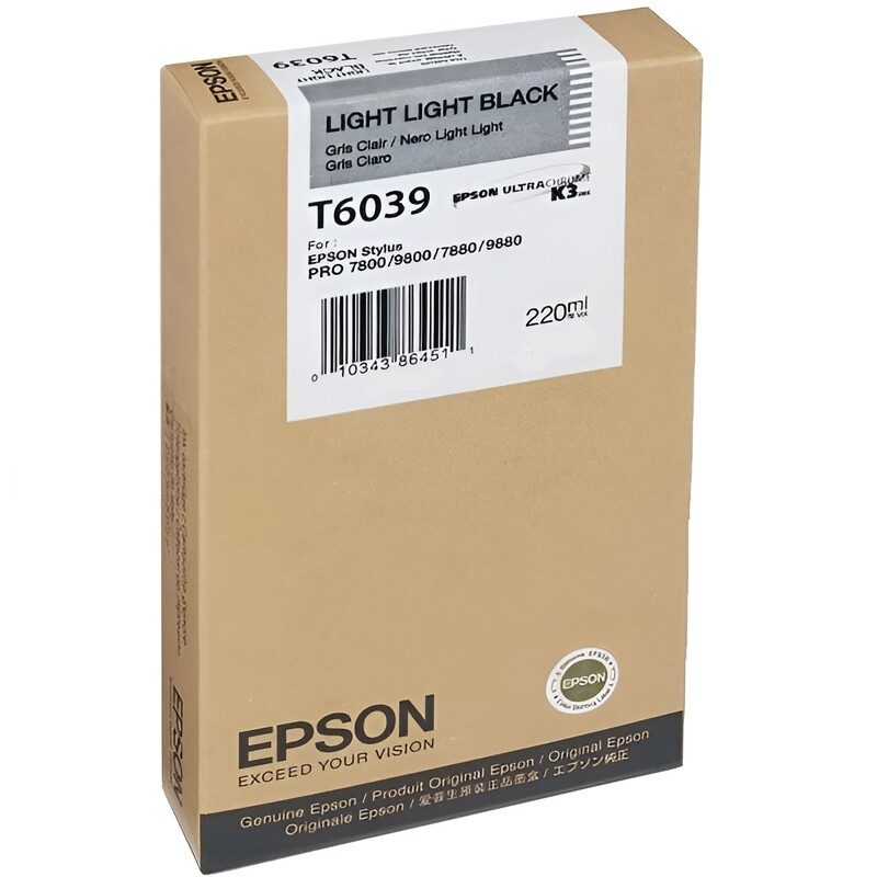 Картридж EPSON (T6039) Stylus Pro 7800/7880/9800/9880 (C13T603900) light black