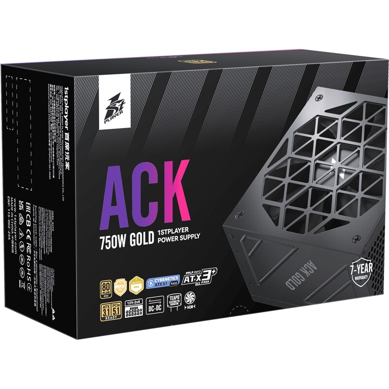 Блок питания 1stPlayer HA-750BA2 750W (ACK-GLD-750-BK-EU)