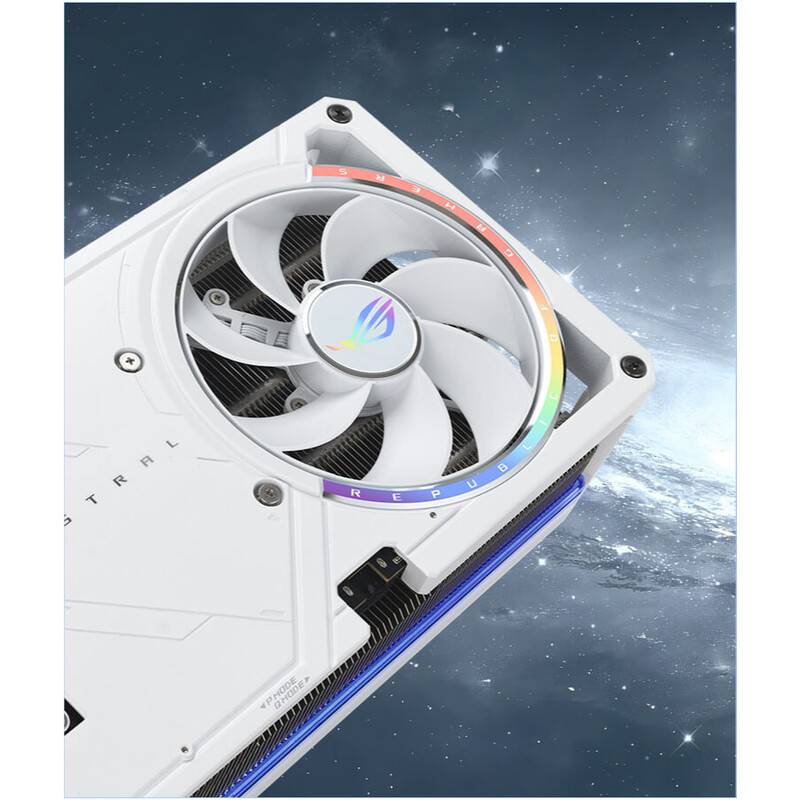 Видеокарта GF RTX 5090 32GB GDDR7 ROG Astral White OC Asus (ROG-ASTRAL-RTX5090-O32G-WHITE)