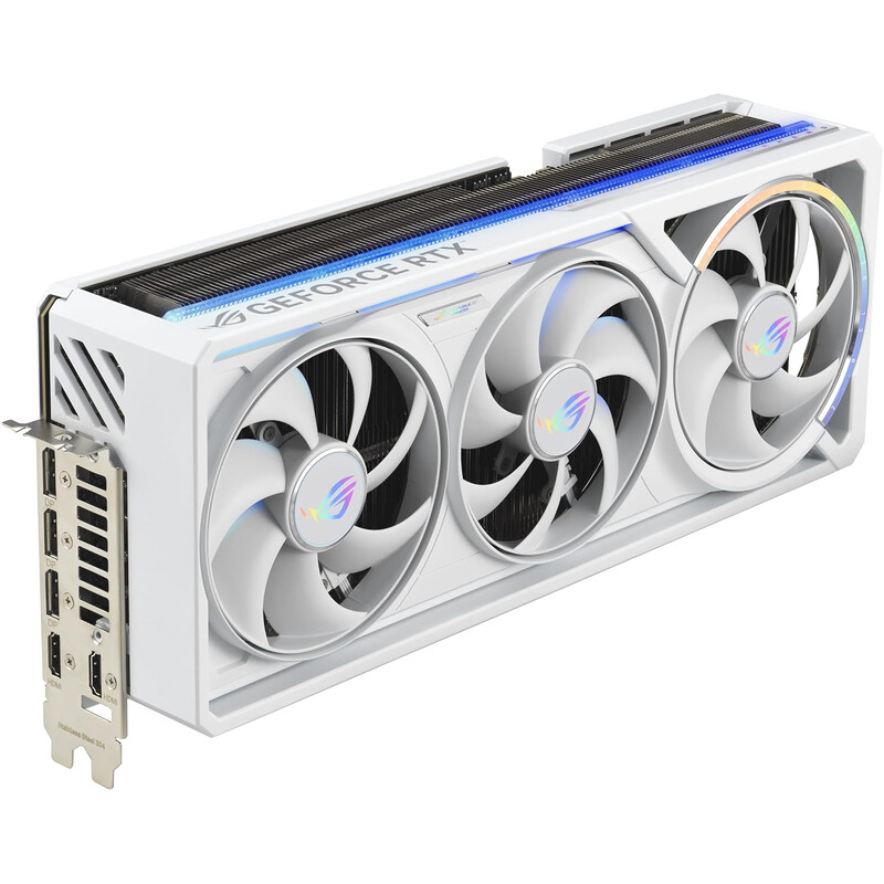 Видеокарта GF RTX 5090 32GB GDDR7 ROG Astral White OC Asus (ROG-ASTRAL-RTX5090-O32G-WHITE)